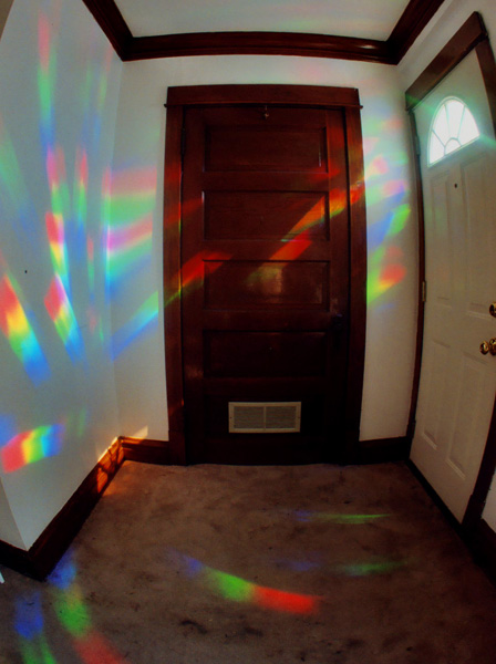 Rainbows all over the walls!