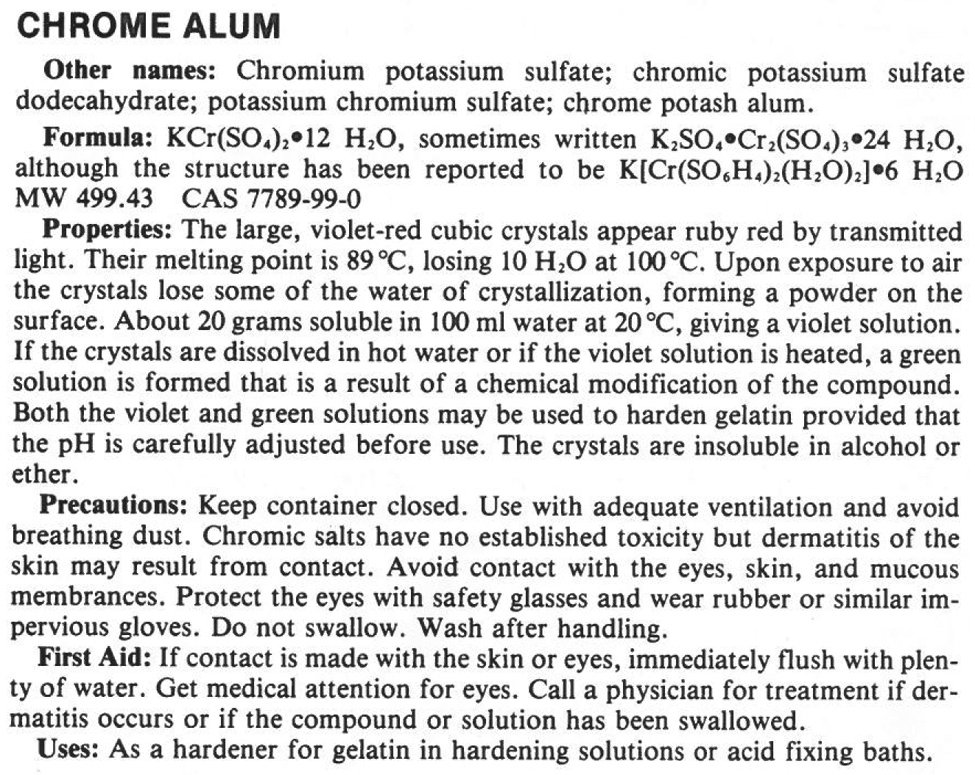 PLI Chrome Alum