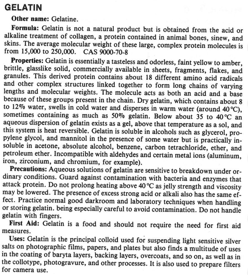PLI Gelatin