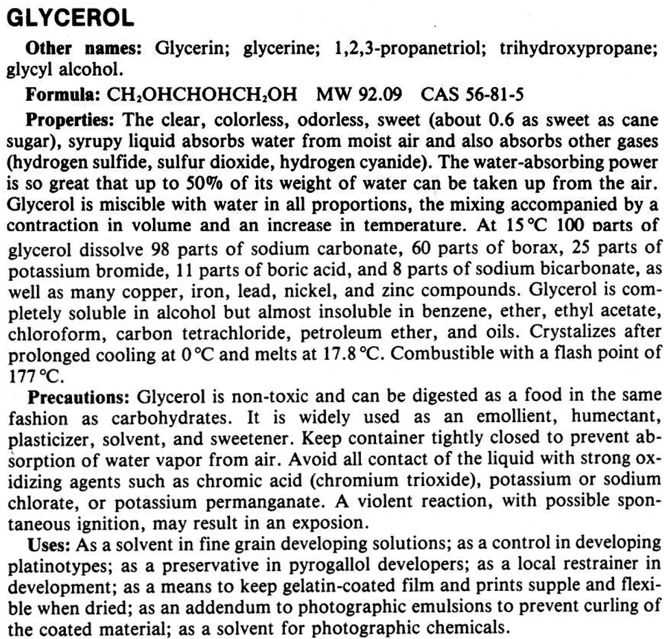 PLI Glycerol