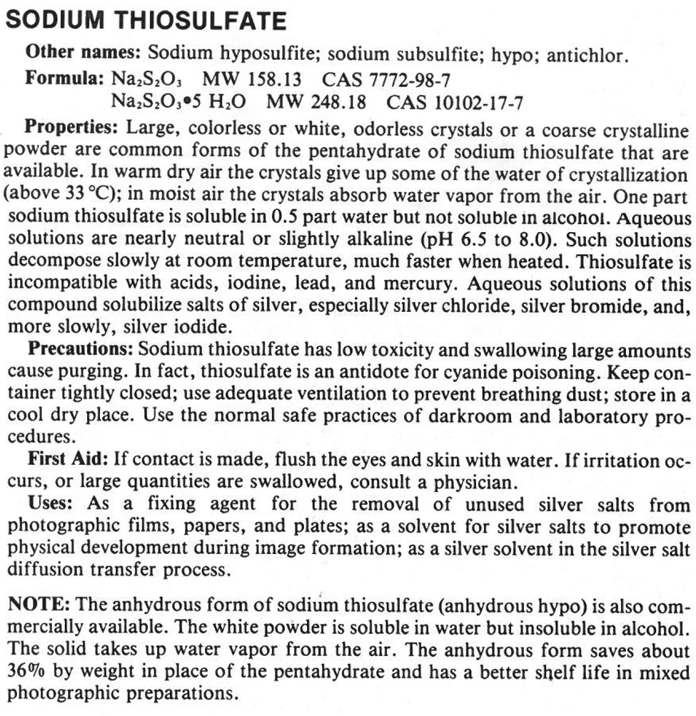 PLI Sodium Thiosulfate