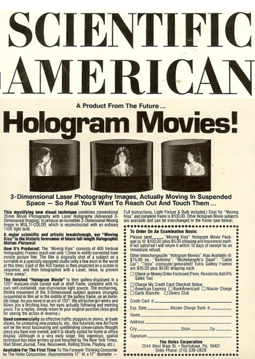 Multiplex Ad in Scientific American