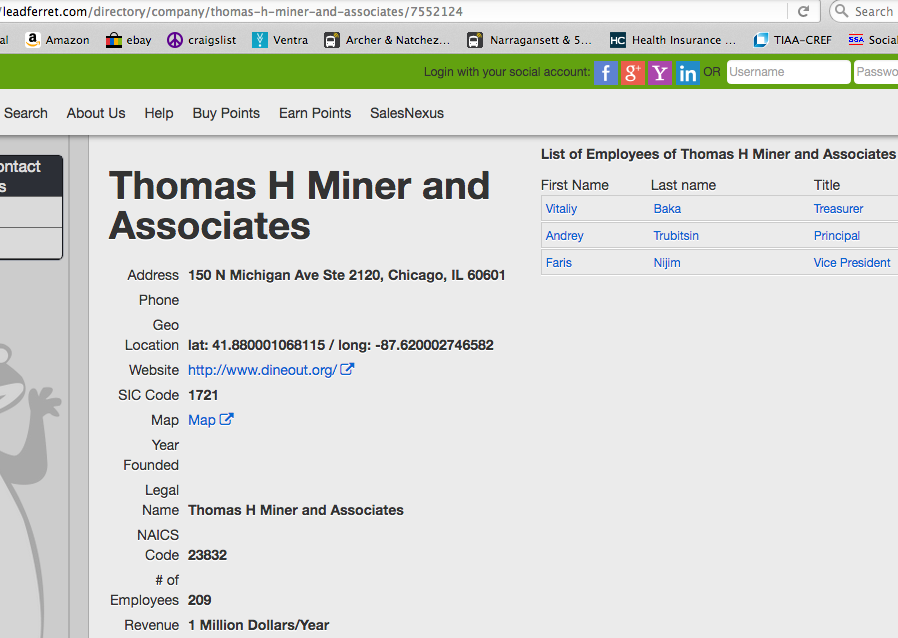 Google Thomas H Miner & Associates